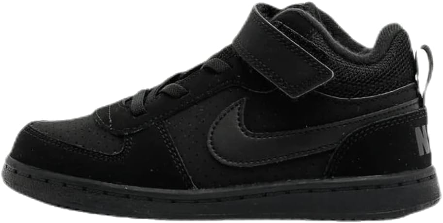 Nike - Court Borough Mid - Color: Black - Size: