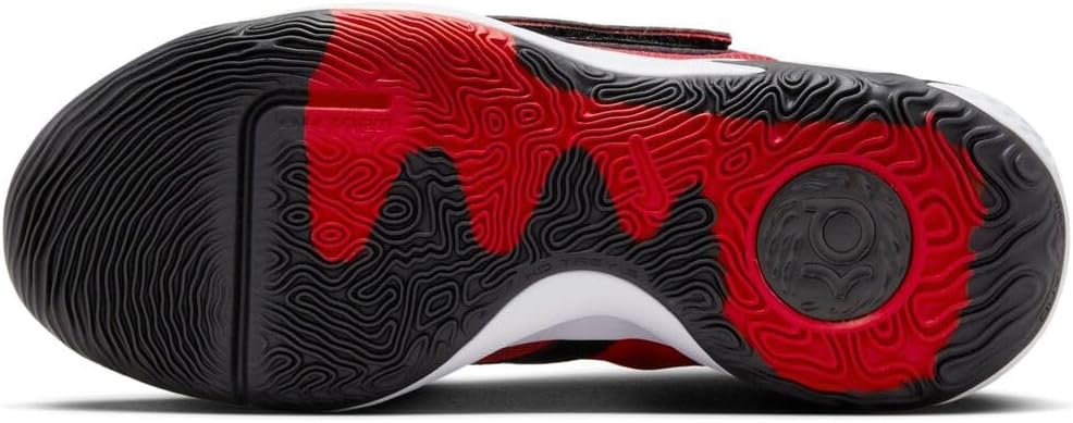 KD Trey 5 X Basketball Shoes, Black/Bright Crimson/White/University