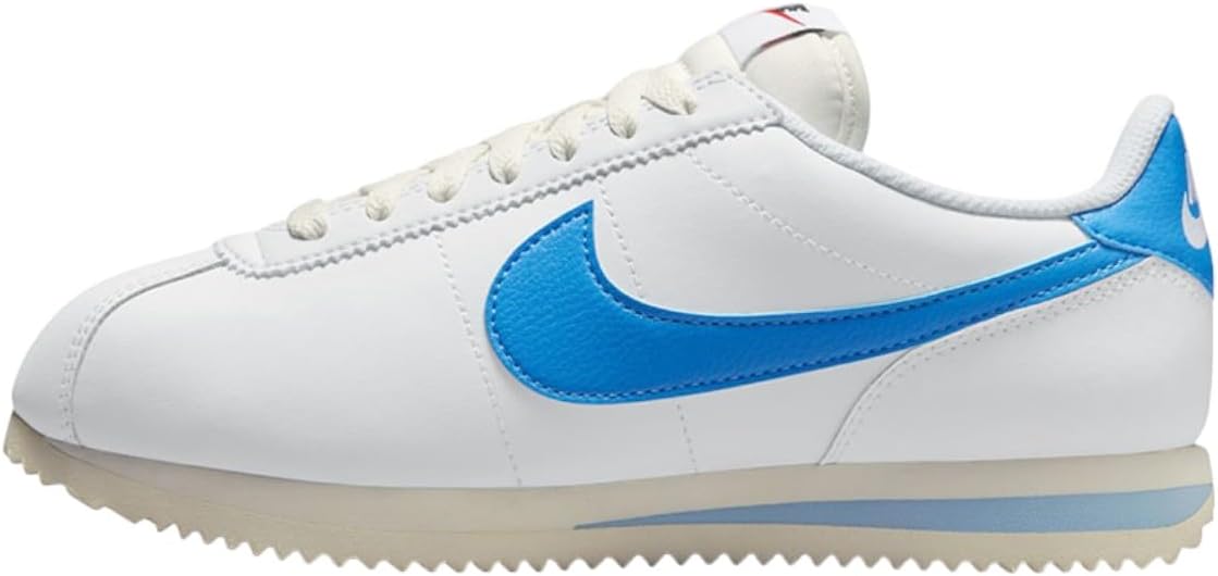 Nike Cortez Trainers, White Varsity Red Varsity Blue