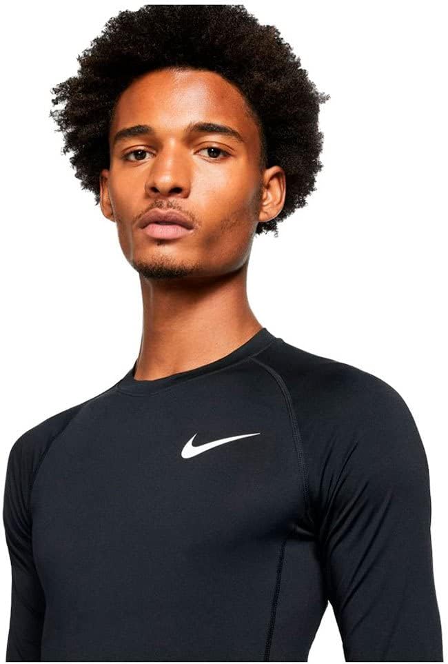 Nike Pro Dri Fit Slim Fit Long Sleeve Top Xx Large Black