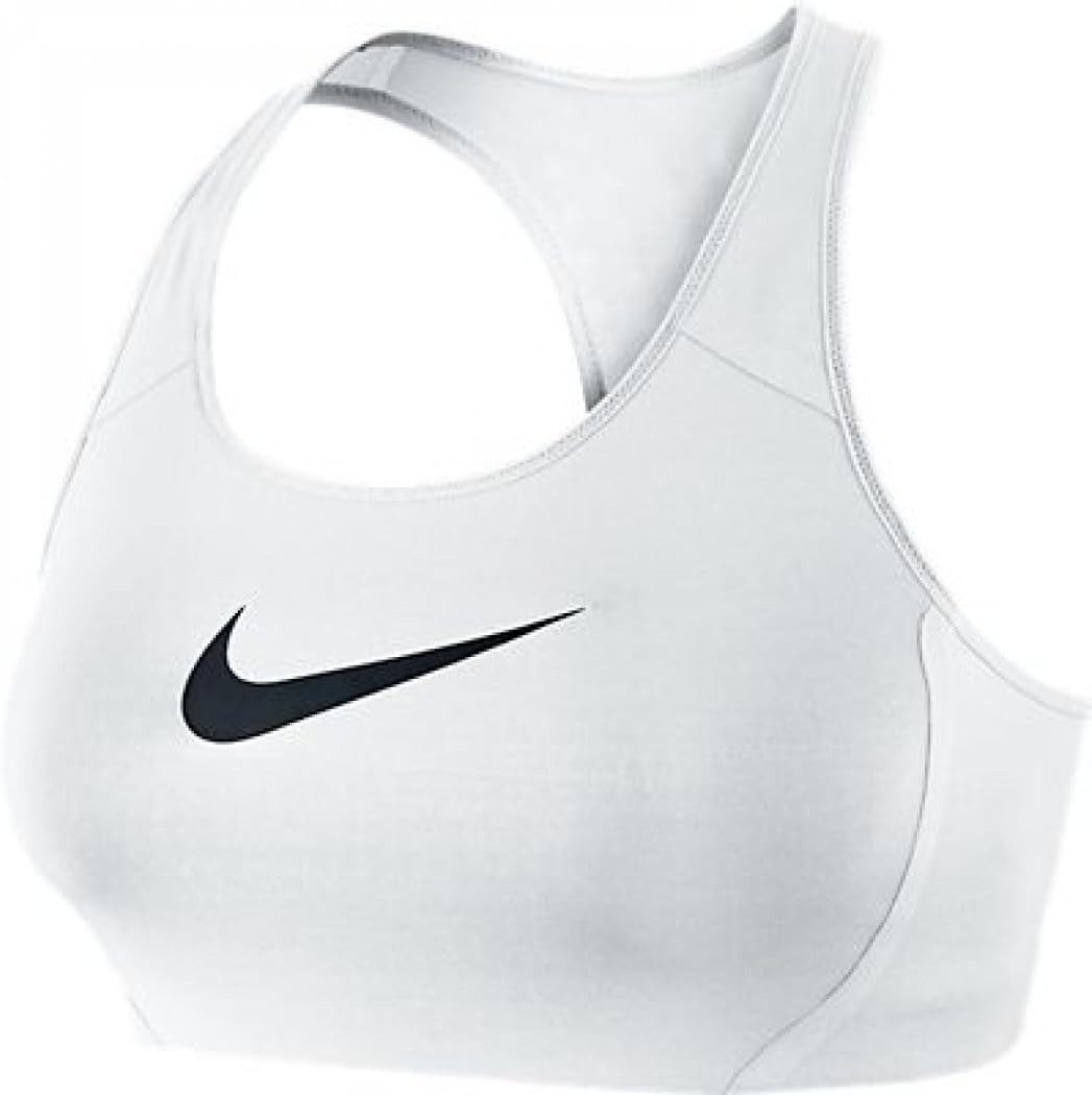 New Nike Victory Shape Bra White/White/Black