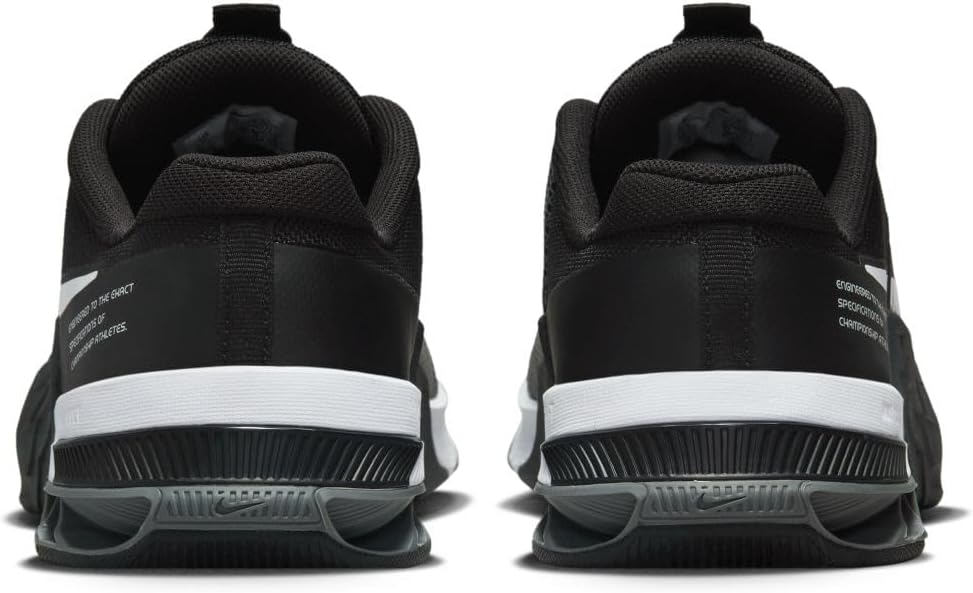 Nike Metcon 8 Trainers Sneakers (Black/Dark Smoke Grey/Smoke Grey/White 001) UK6.5 (EU40.5), Black