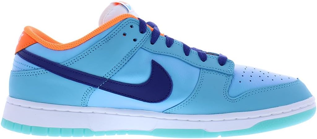 Nike Dunk Low Sneakers, Baltic Blue/Deep Royal Blue/Total Orange/White