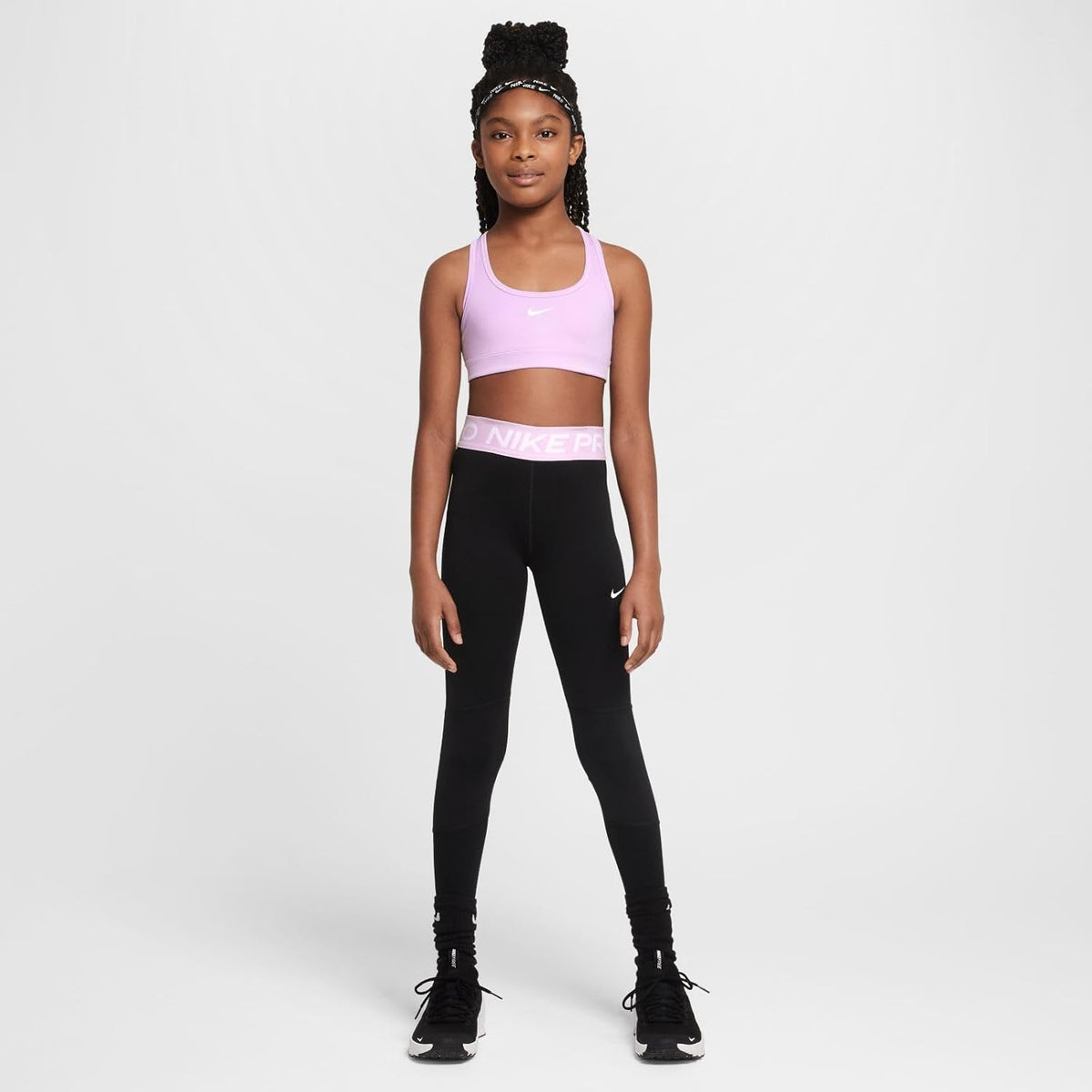 Nike G DF Swoosh Bra, Doll(White)