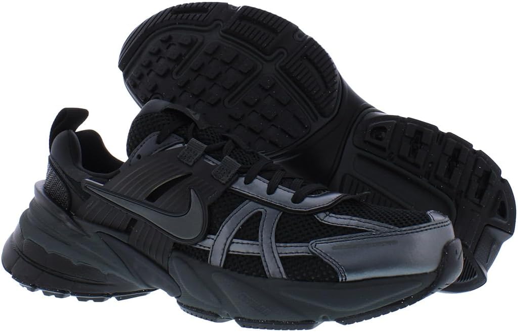 Nike V2K Run Shoes, Black Dk Smoke Grey Anthracite