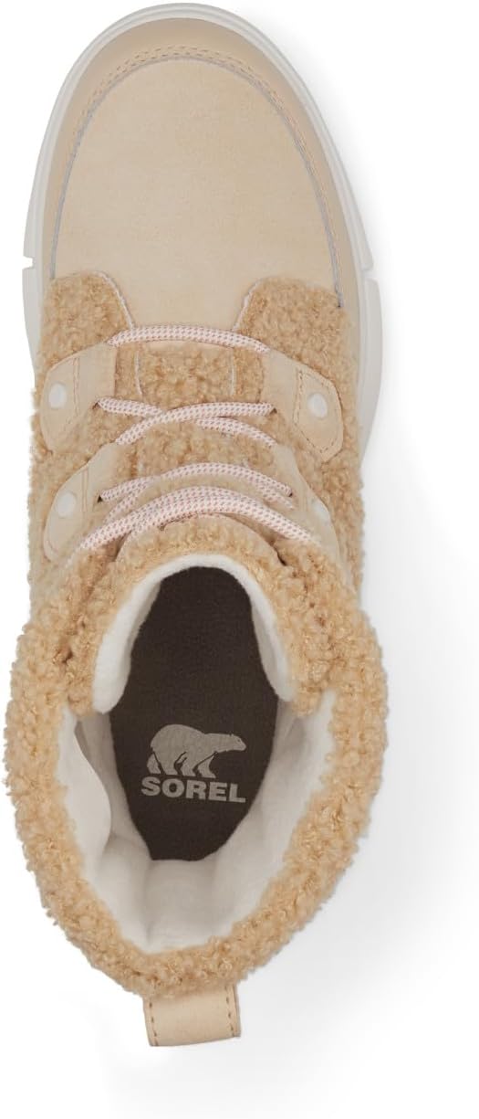 SOREL Explorer II Joan Cozy Boot - Nova Sand, Sea Salt -