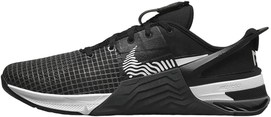Nike Metcon 8 Trainers Sneakers (Black/Dark Smoke Grey/Smoke Grey/White 001) UK6.5 (EU40.5), Black