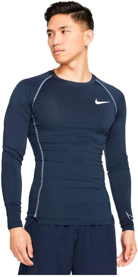 Nike Pro Dri Fit Slim Fit Long Sleeve Top Xx Large Black