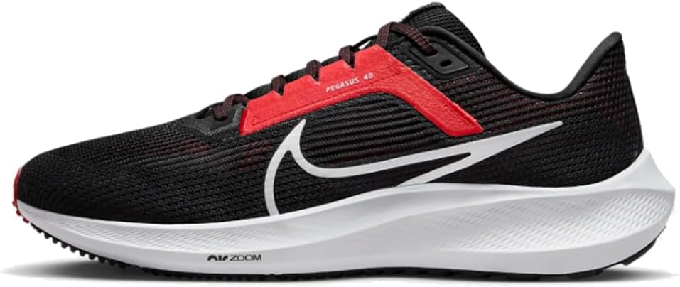 Nike Air Zoom Pegasus 40 Running & Training Shoes Black 8.5 Medium (D)