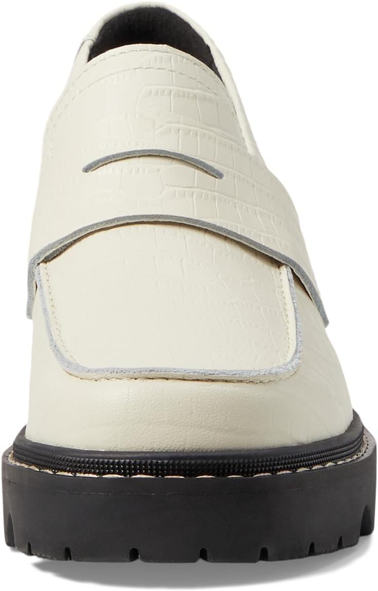 Sorel Joan Now City Loafer - Chalk, Black -