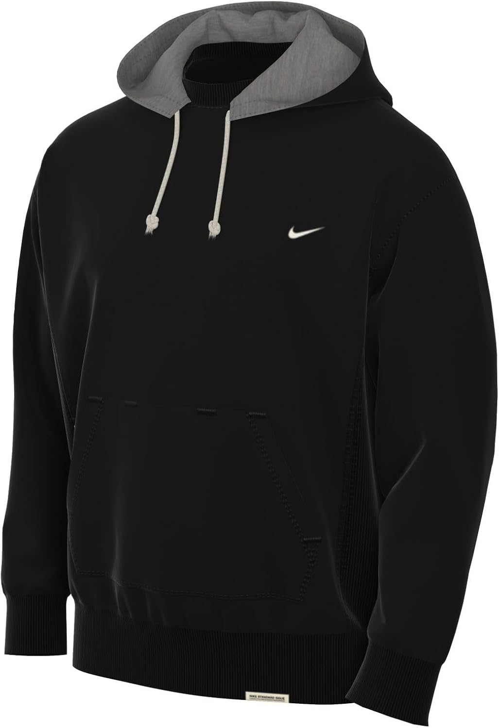 Nike Dri-FIT Issue Pullover Basketball Hoodie, Black/Pale Ivory