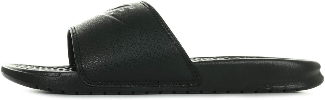 Nike Benassi Just Do It Slide Sandal, Black, 11 D(M)