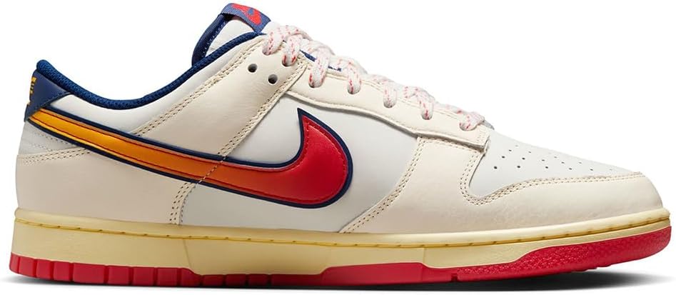 Nike Dunk Low Retro SE Shoes, Pale Ivory/Sail/University Gold/Light Crimson