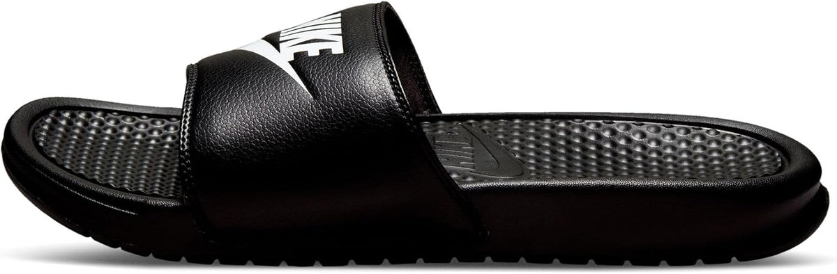 Nike Benassi Just Do It Slide Sandal, Black, 11 D(M)
