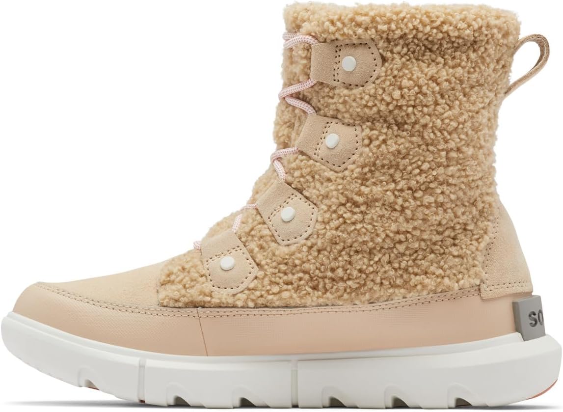SOREL Explorer II Joan Cozy Boot - Nova Sand, Sea Salt -