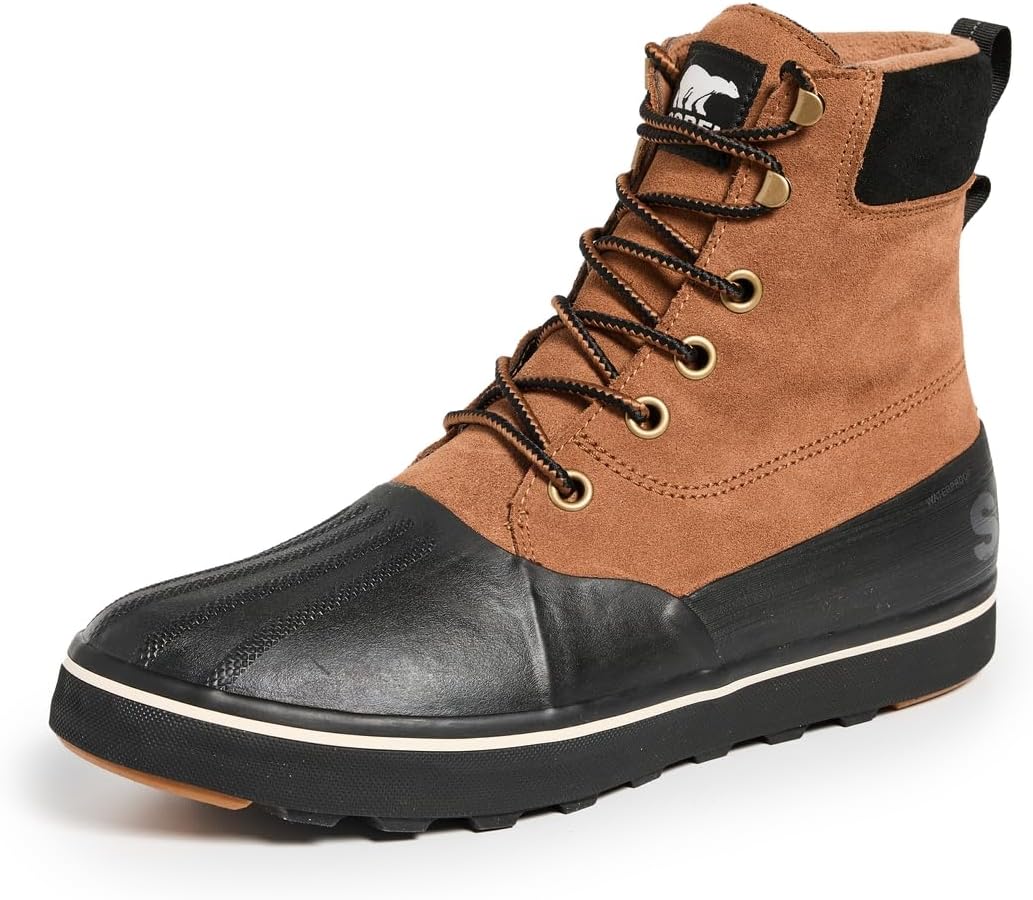 SOREL Metro ll Waterproof Boot - Velvet Tan, Black -