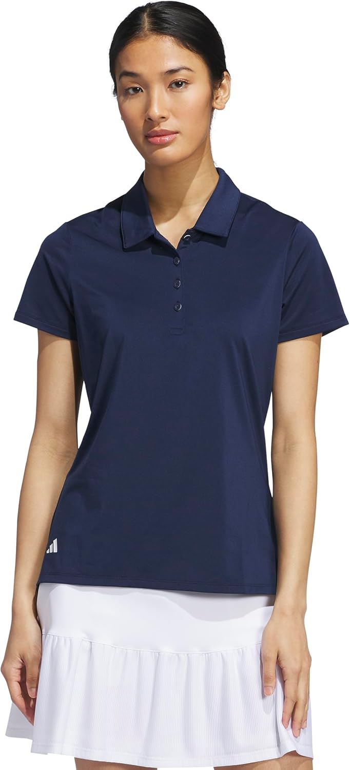 Adidas Golf Ultimate365 Solid Short Sleeve Polo Shirt Collegiate Navy