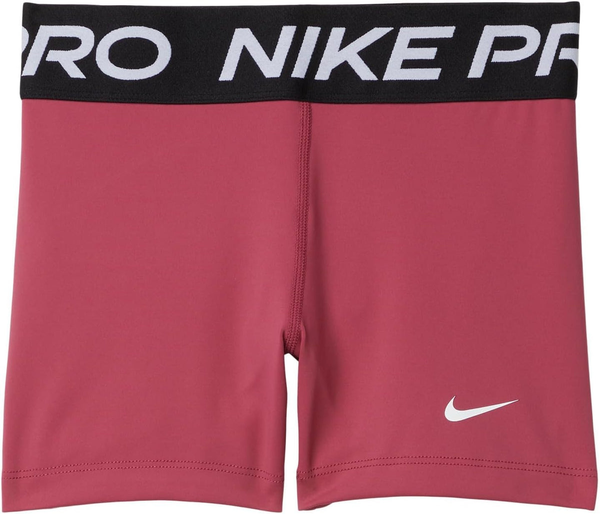 Nike Pro Dri-fit 3" Shorts (Little ), Sweet Beet/Black