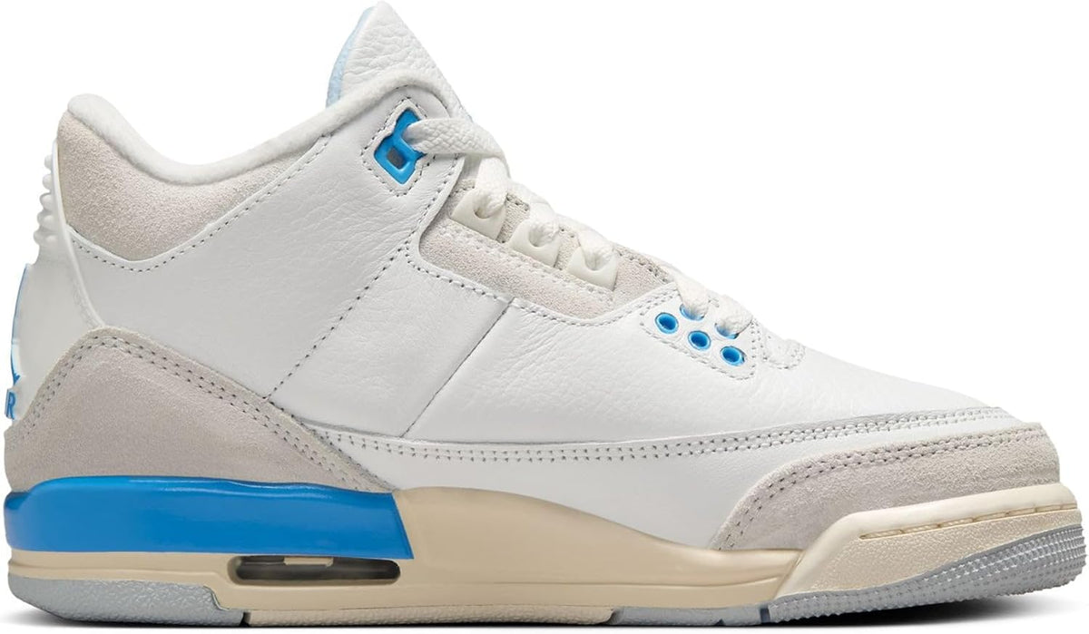 Jordan 3 Retro 'Lucky Shorts', Summit White/Hydrogen Blue/Legend Blue/Photon Dust/Pure