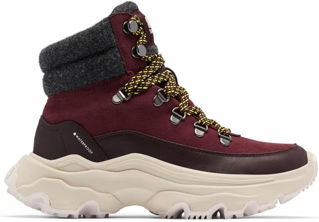 SOREL Kinetic Breakthru Conquest Waterproof Boot - New Cinder, Bloodstone -