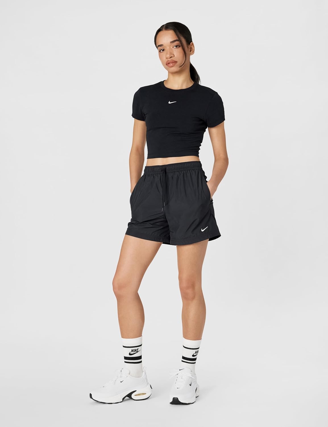 Nike Air Max Portal Shoes, Summit White/Black/Sail