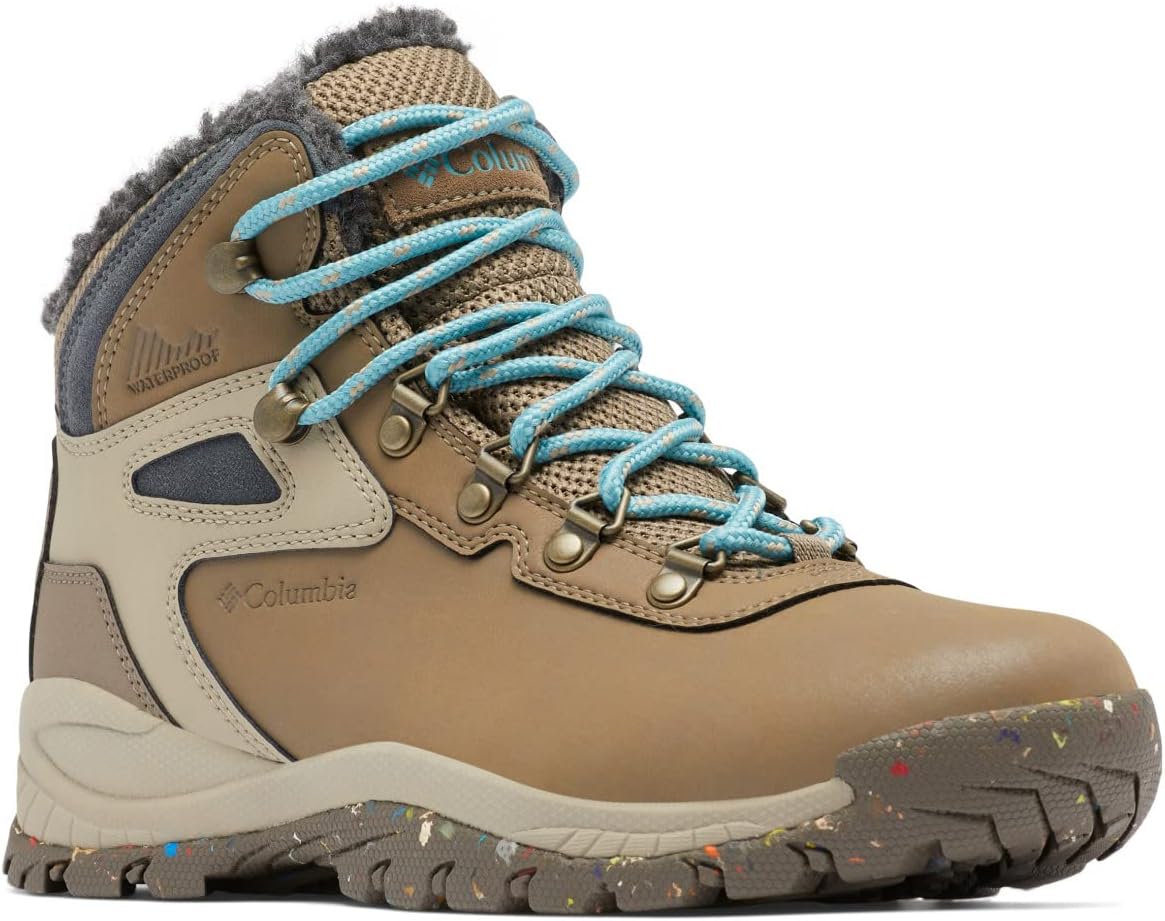 Columbia Newton Ridge Plus Omni Heat Hiking Shoe, Wet Sand/Sea Wave