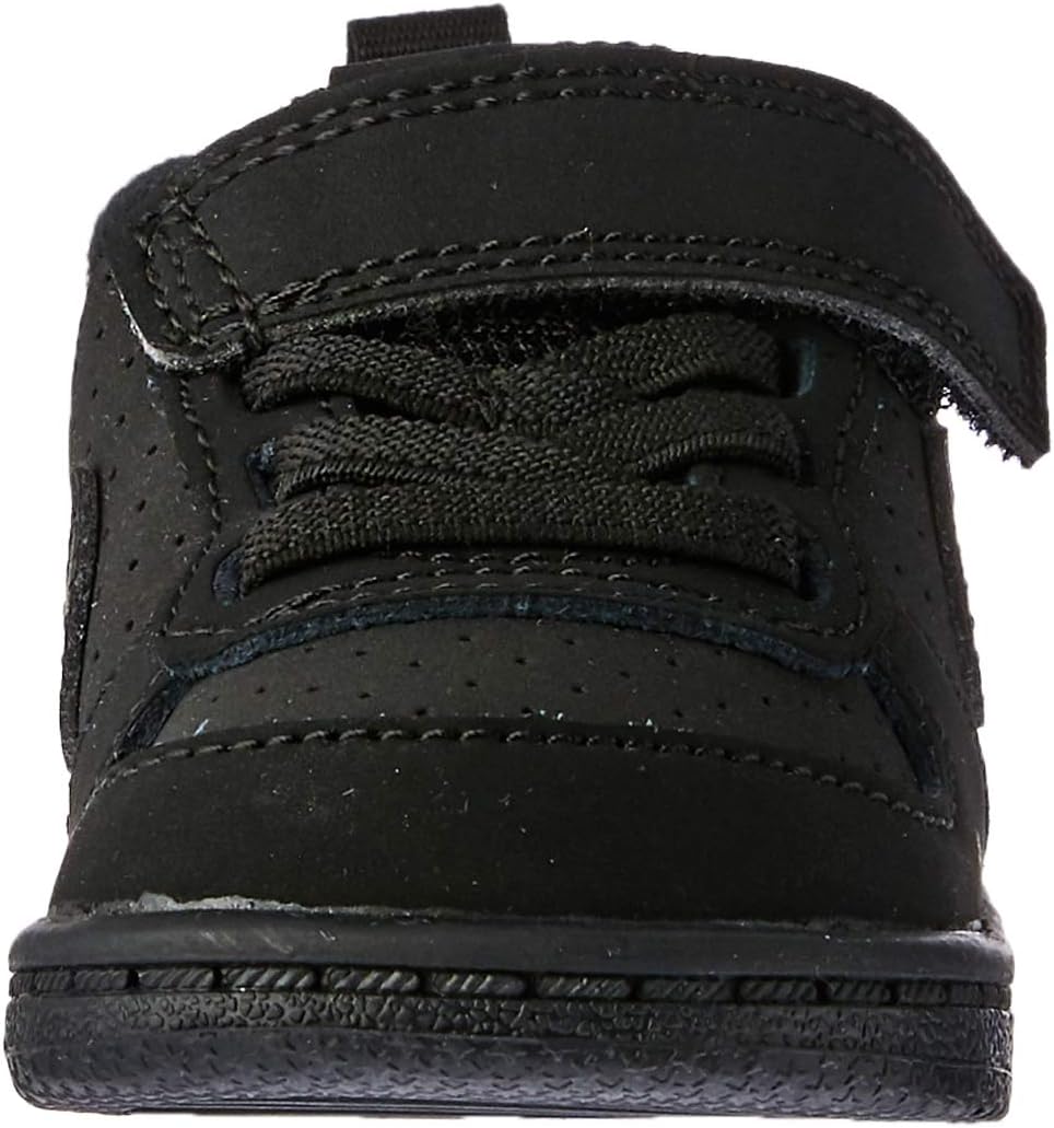 Nike Court Borough Mid (TDV) Black/Black Basketball Shoe 3 Infants