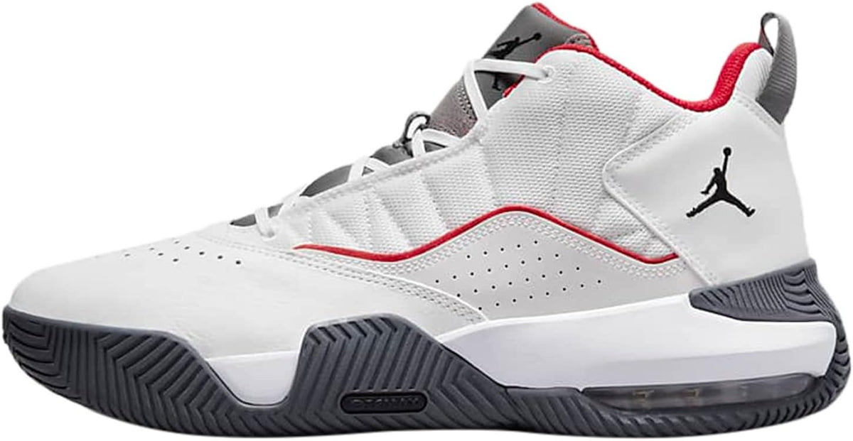 Jordan Stay Loyal White University Red