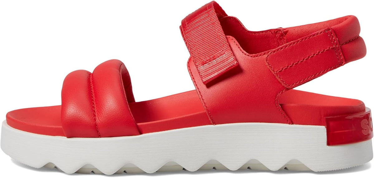 SOREL Viibe Sandals - Red Glo, White -