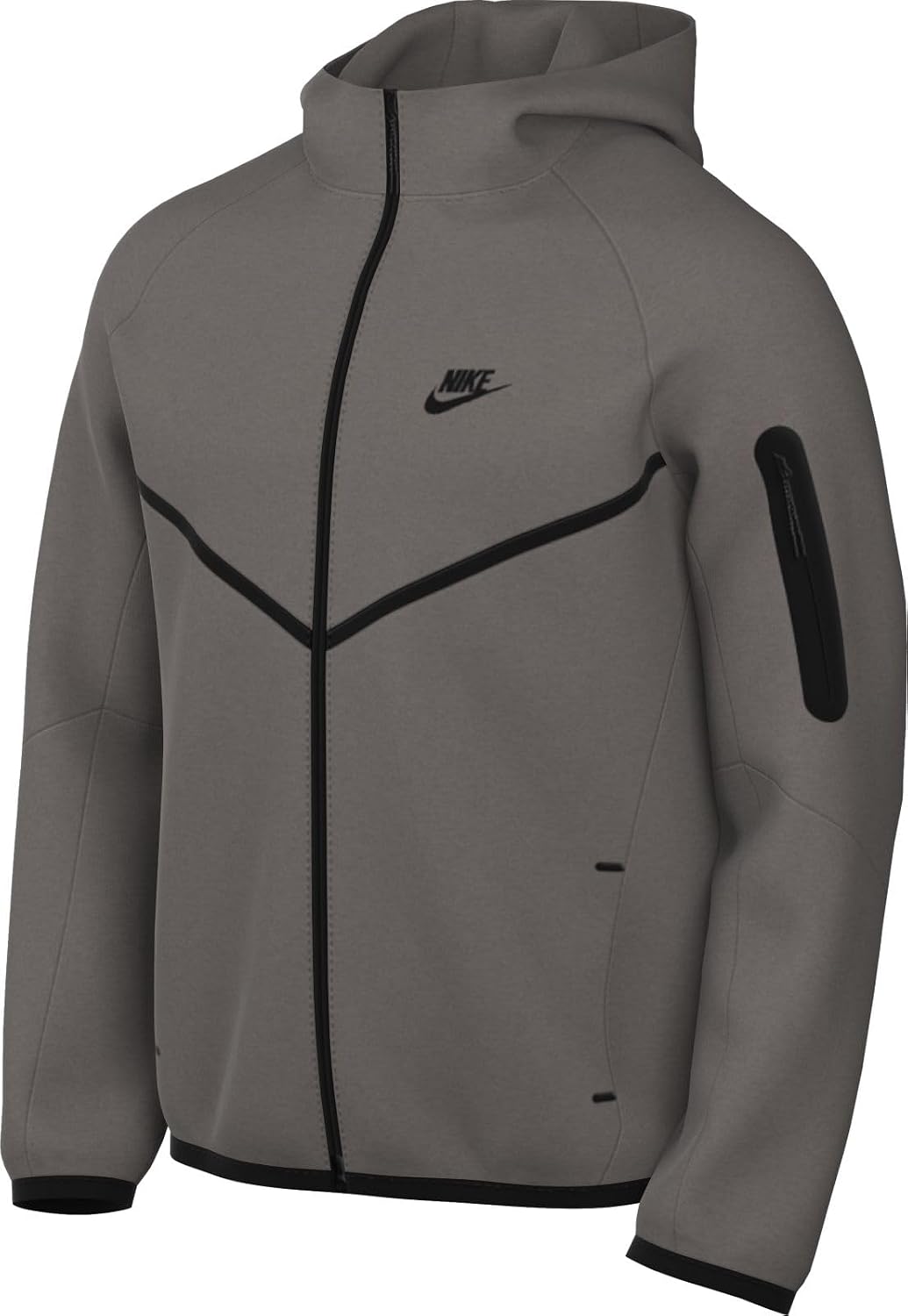 Nike Tech Fleece Windrunner Full-Zip Jacket (Cave Stone/Black), Cave Stone/Black