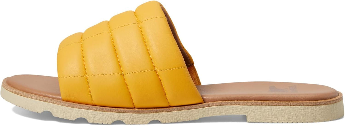 SOREL Ella lll Slide Sandals - Yellow Ray, Honey White -