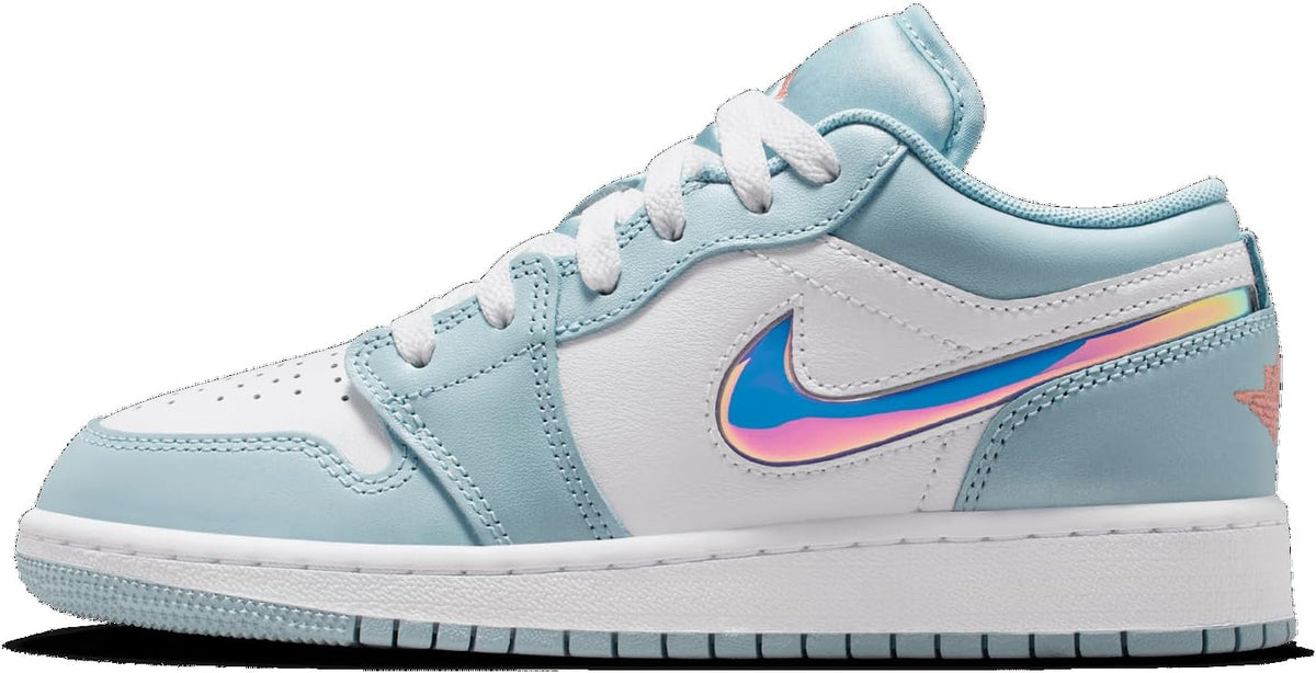 Jordan Air 1 Low SE - Grade School (Ocean Bliss/White/Atomic Pink), Ocean Bliss/Atomic Pink-white