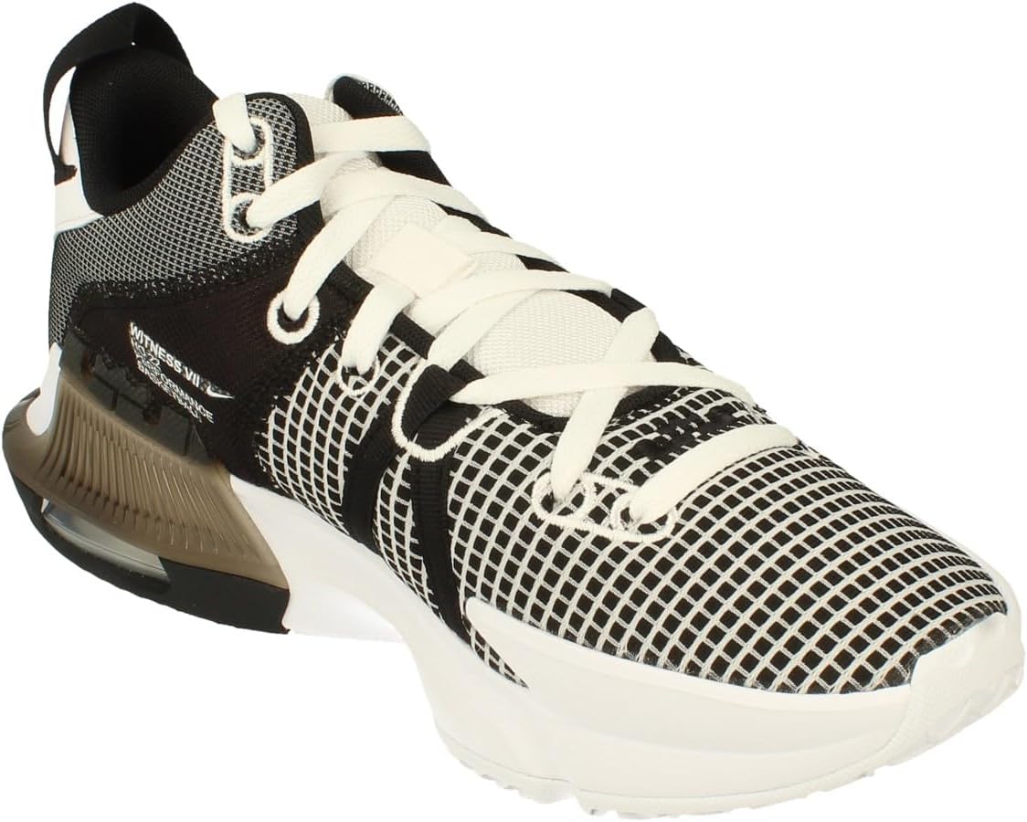 Nike Adult Basketball Shoes, White Silver Metallic Black