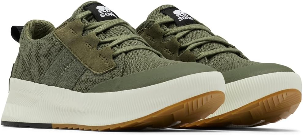 Sorel Out N About LLL Waterproof Low Sneakers - Stone Green, Sea Salt -