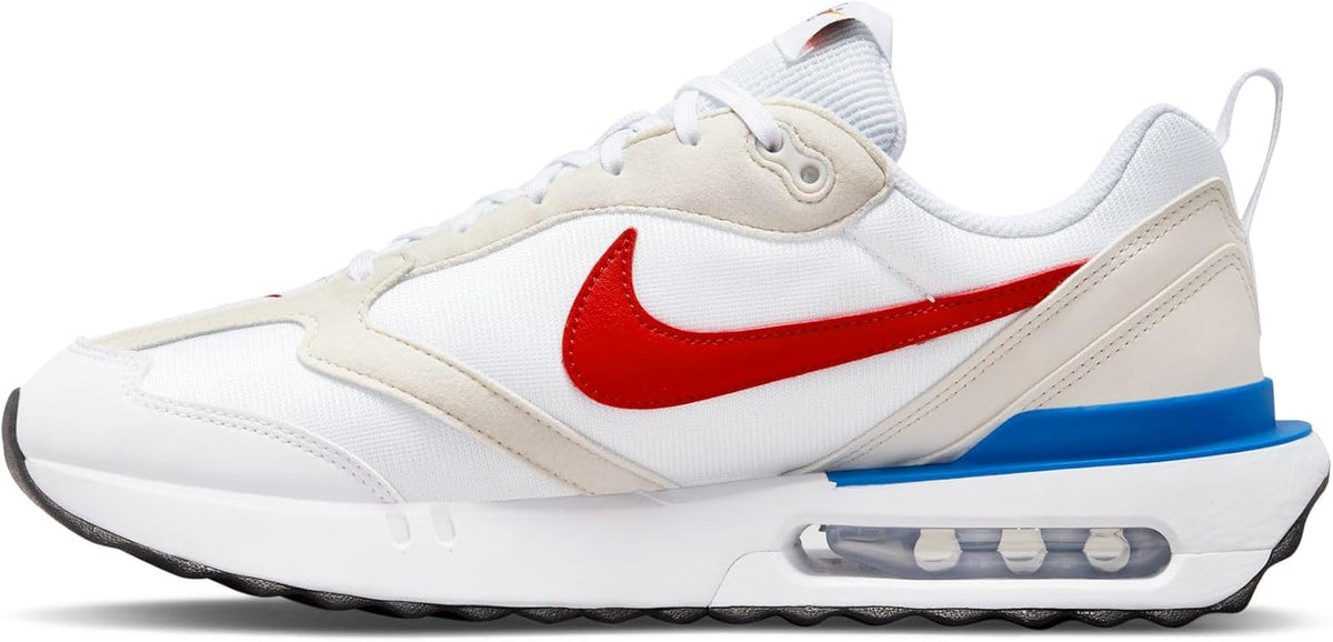 Nike Air Max Dawn Running TrainersSneakers Shoes (UK 7 US 8 EU 41, White red Photo Blue Black 100)