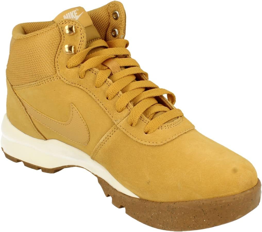 Nike Hoodland Suede Trainers 654888 Boots Shoes, Haystack Sail Gum Light Brown