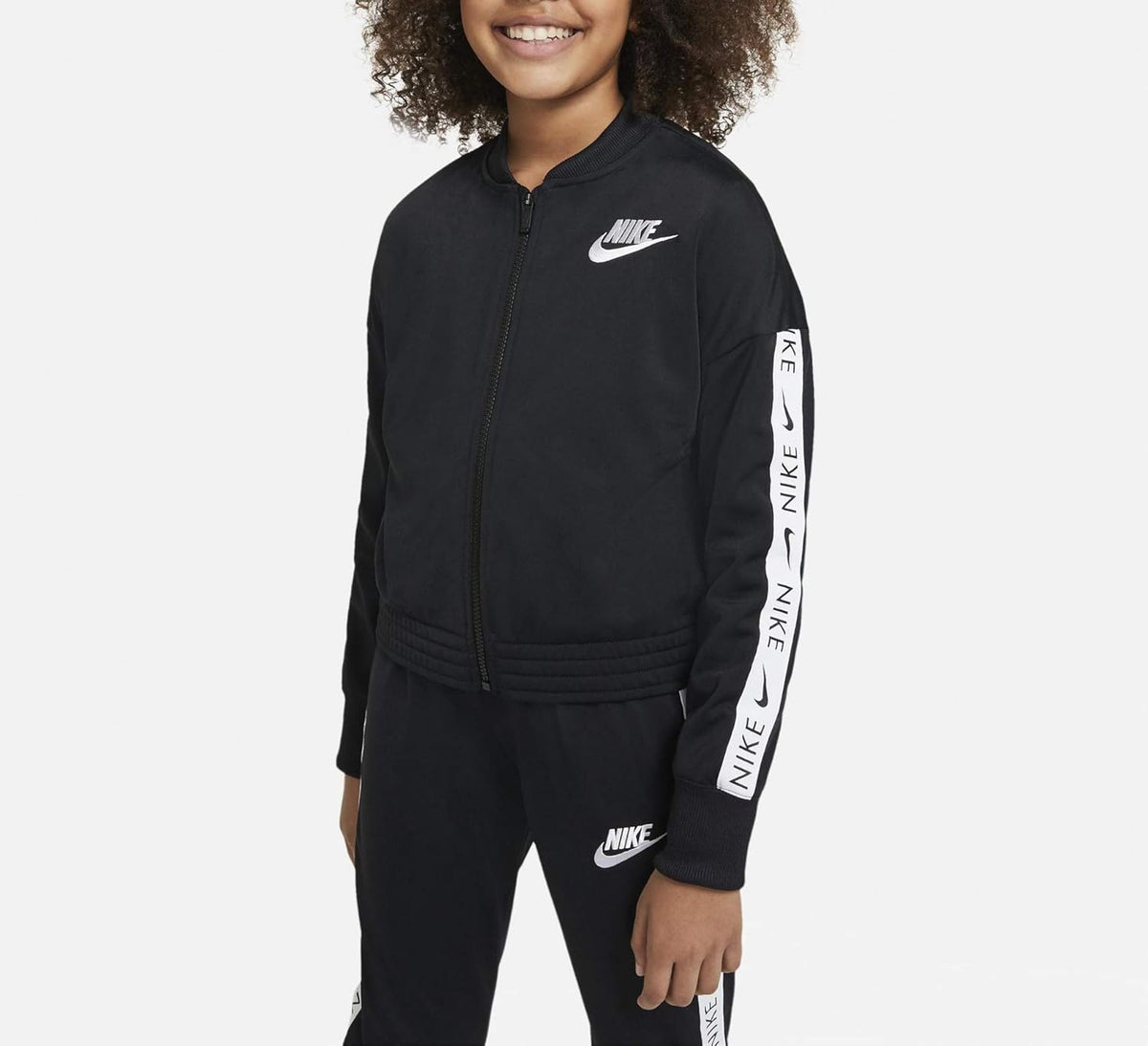 Nike NSW Tricot Track Suit ( / ) Black/White MD (10-12 )