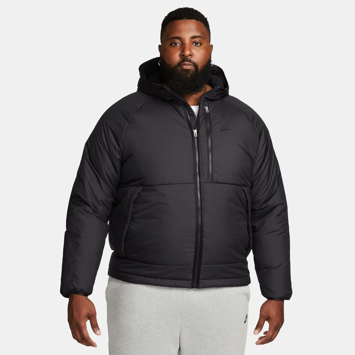 Nike Jacket Padded Sportswear Therma-FIT Legacy Black Code, Black