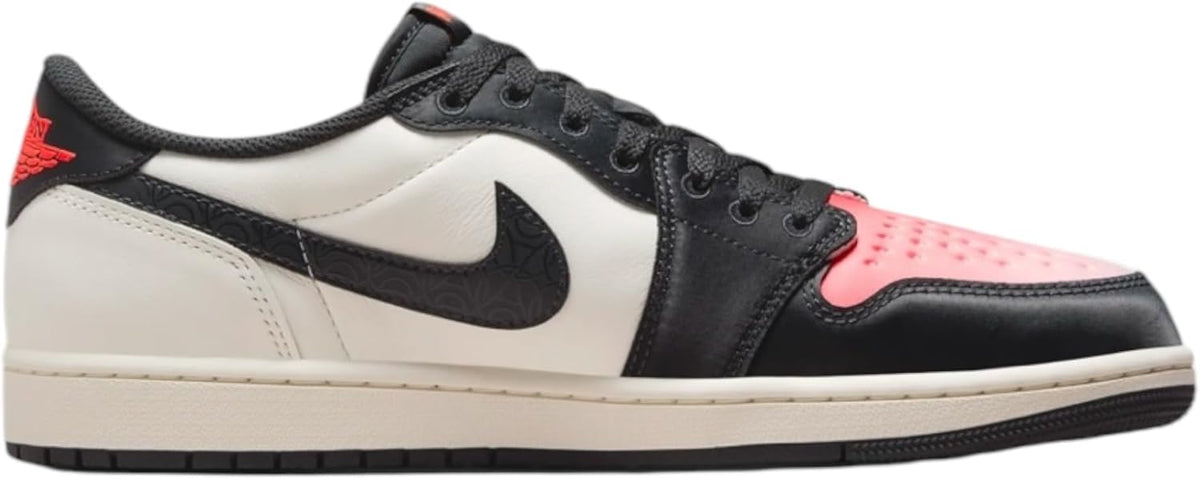 Nike Air Jordan 1 Low Shoes, Sail/Off Noir-infared