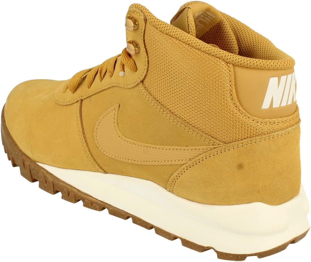 Nike Hoodland Suede Trainers 654888 Boots Shoes, Haystack Sail Gum Light Brown