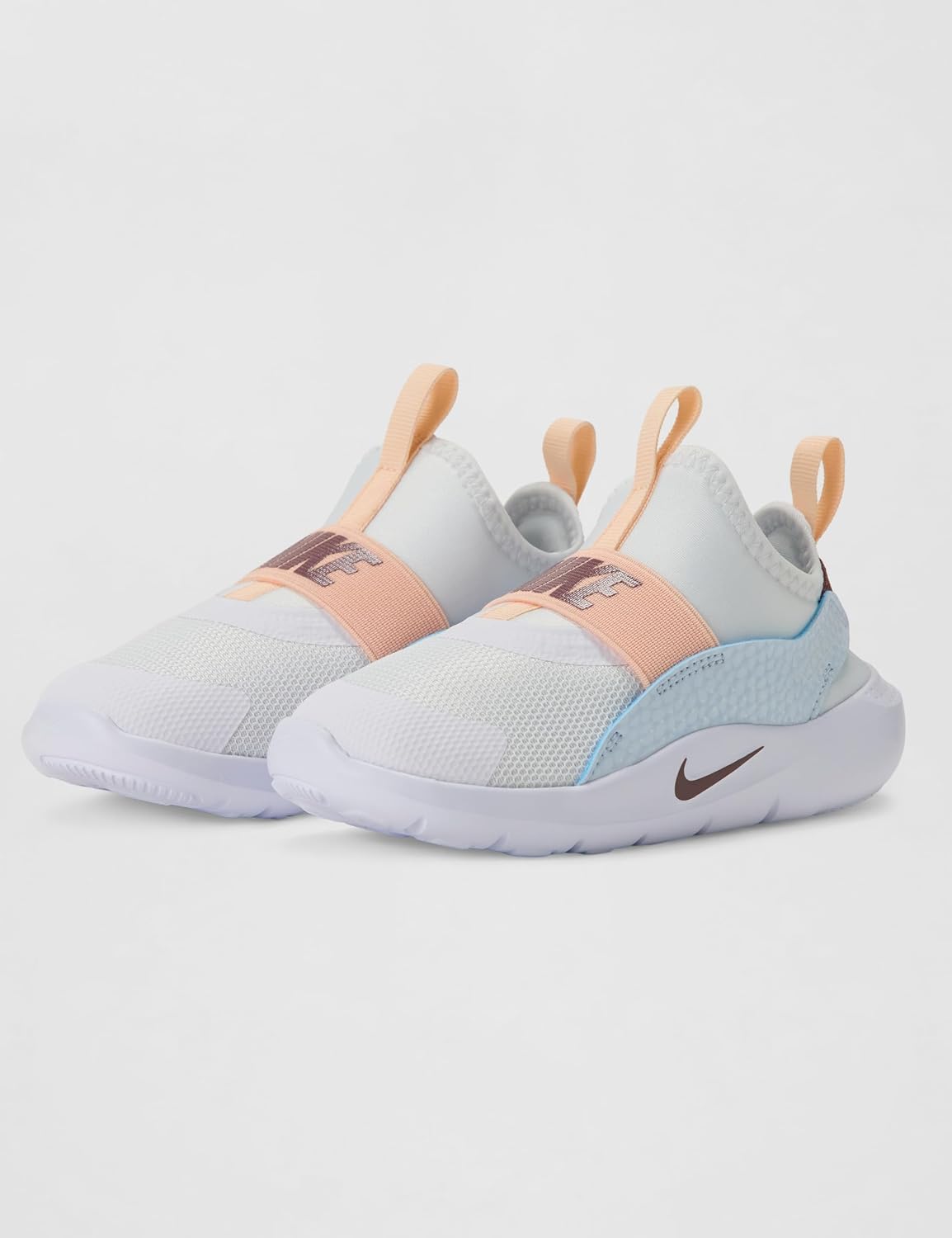 Nike Flex Runner 4 Running Shoes, White/Tattoo-Football Grey-Washed Coral