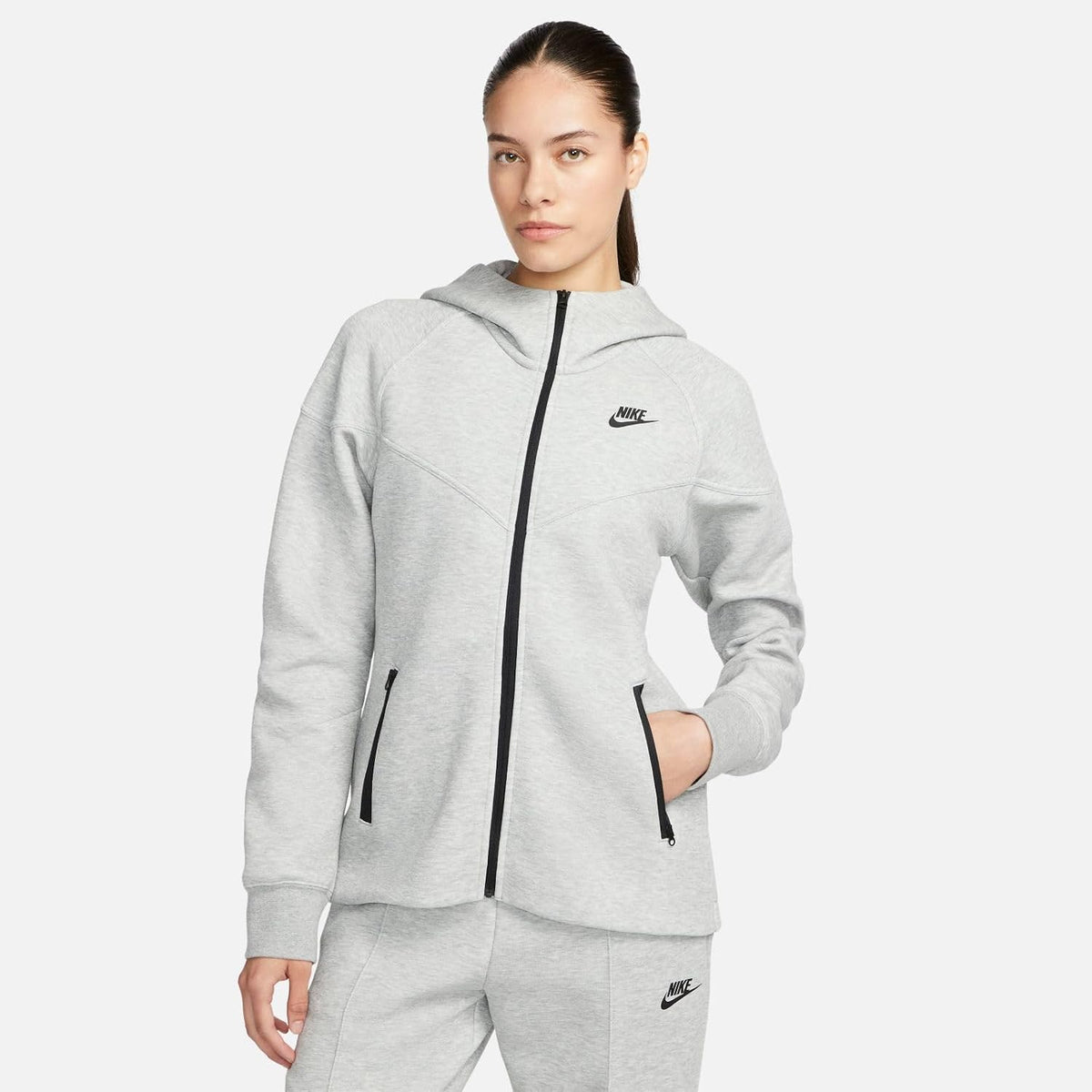 Nike Tch Jacket, Dark grey heather/black