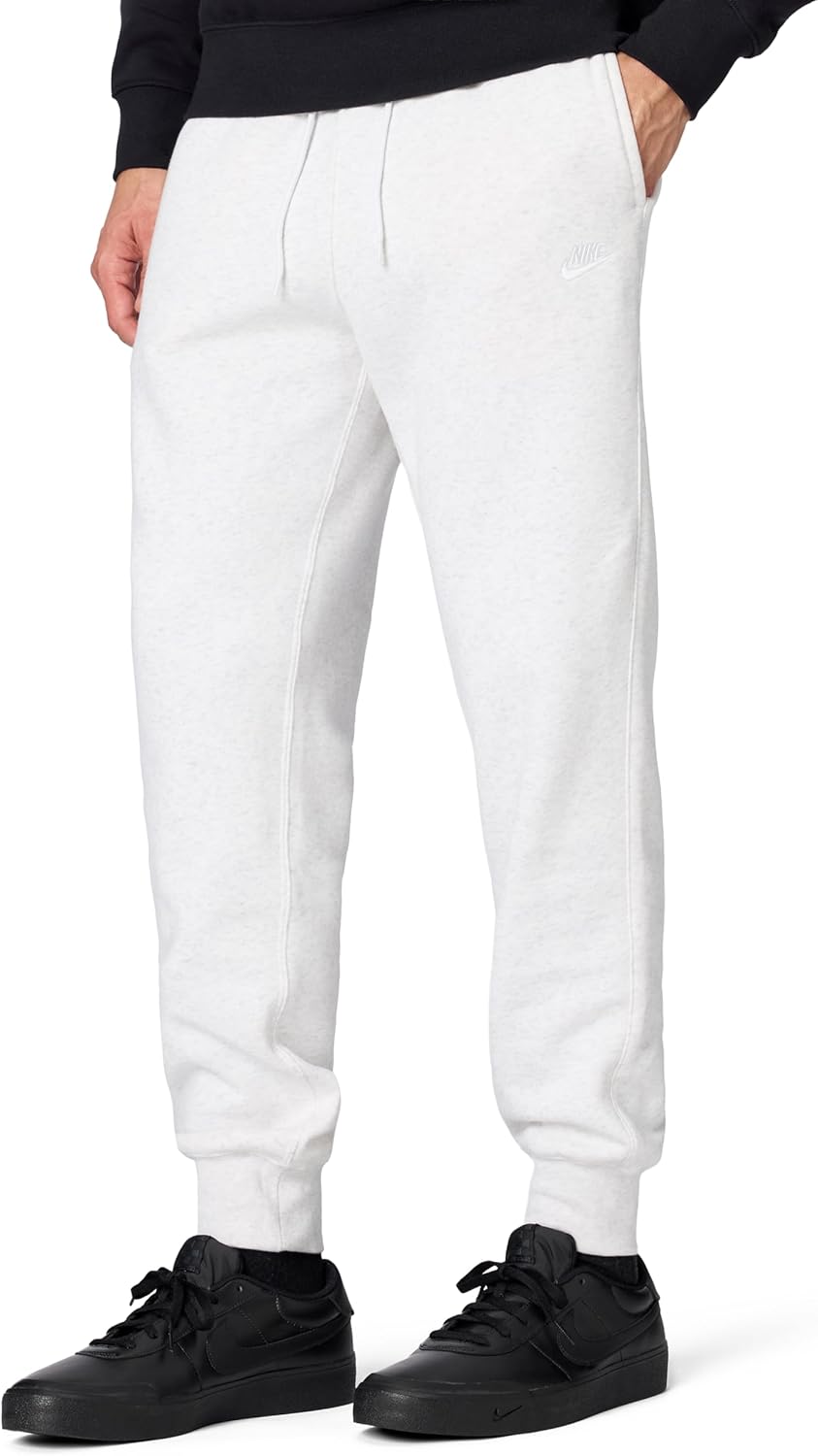 Nike Club Joggers, Birch Heather/White/White