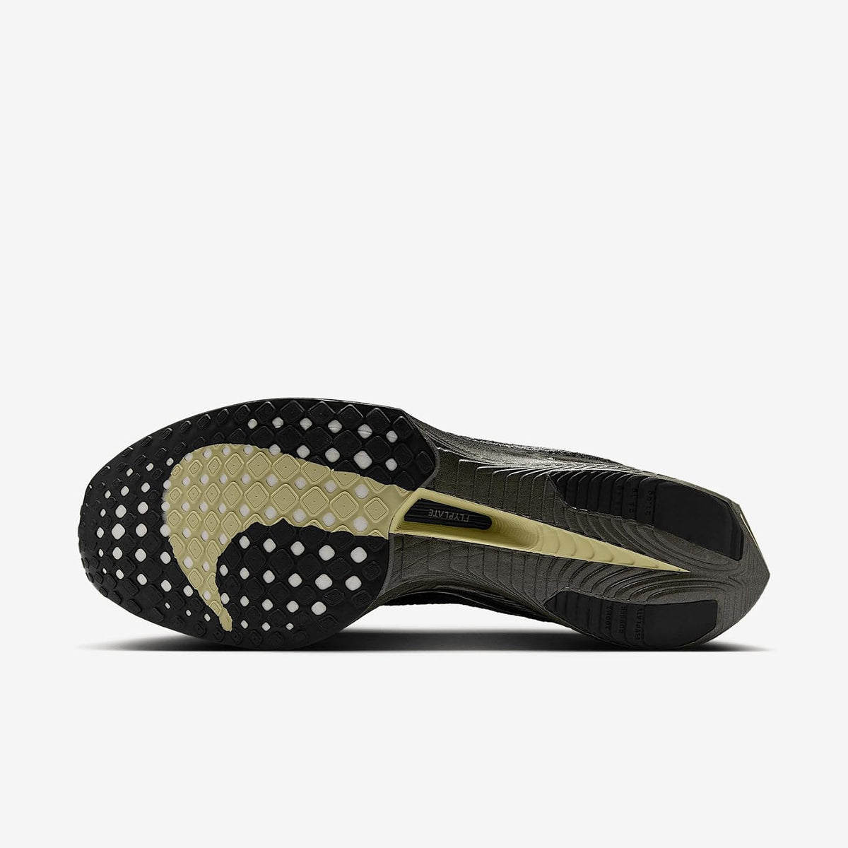 Nike Zoomx Vaporfly Next% 3 Sneaker, Black/Olive Aura/Metallic Medium