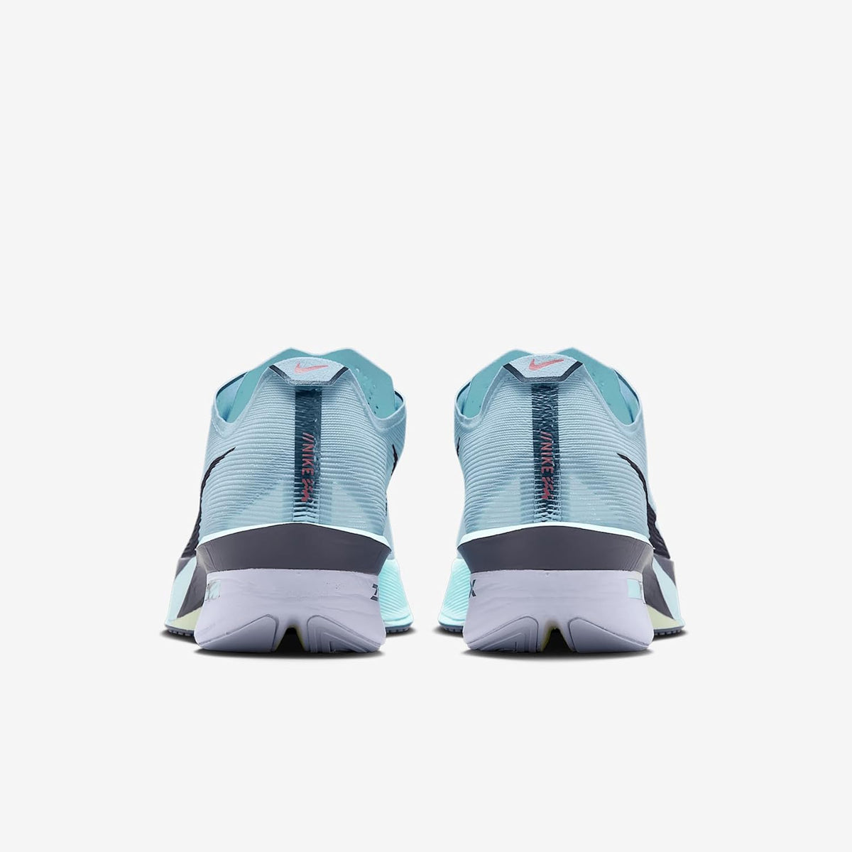 Nike Vaporfly 4 Road Racing Shoes (Glacier Blue/Blue Tint/Amethyst Tint/Gridiron), Glacier Blue/Blue Tint/Amethyst Tint/Gridiron