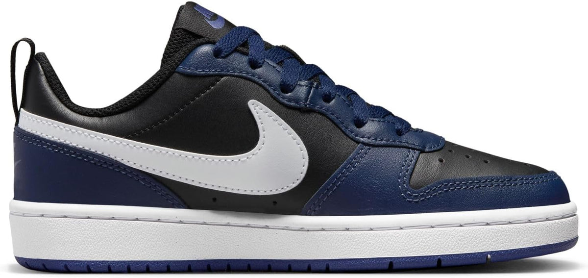 Nike Court Borough Low 2, Black/Metallic Gold Star, Shoes, Midnight Navy/White-black
