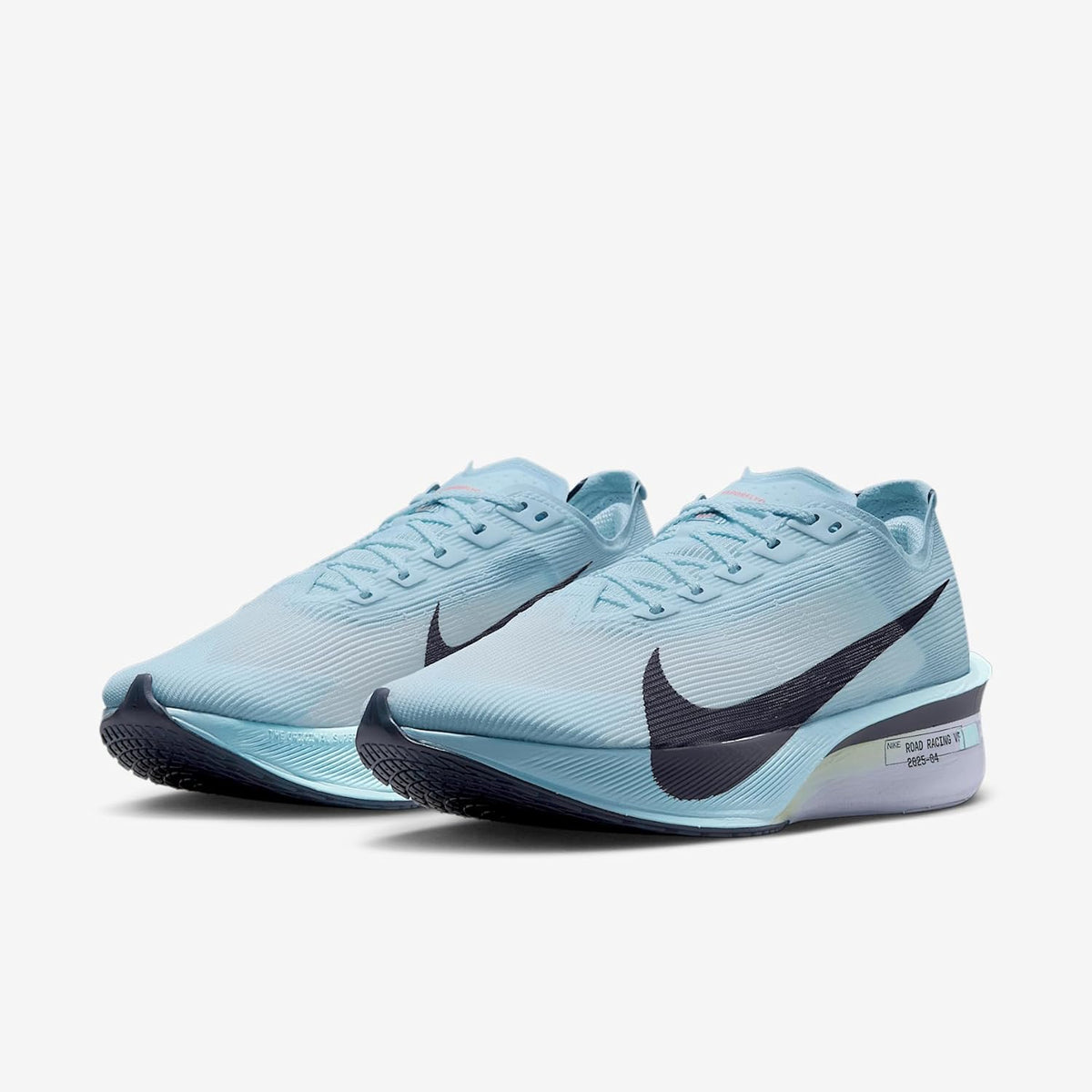 Nike Vaporfly 4 Road Racing Shoes (Glacier Blue/Blue Tint/Amethyst Tint/Gridiron), Glacier Blue/Blue Tint/Amethyst Tint/Gridiron