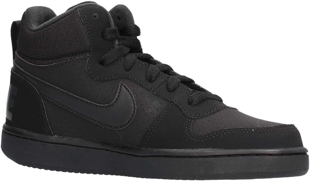 Nike s Court Borough Mid Black Nubuck