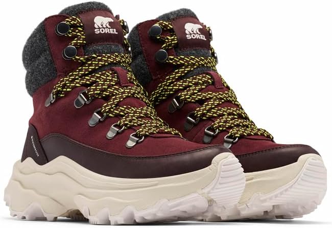 SOREL Kinetic Breakthru Conquest Waterproof Boot - New Cinder, Bloodstone -