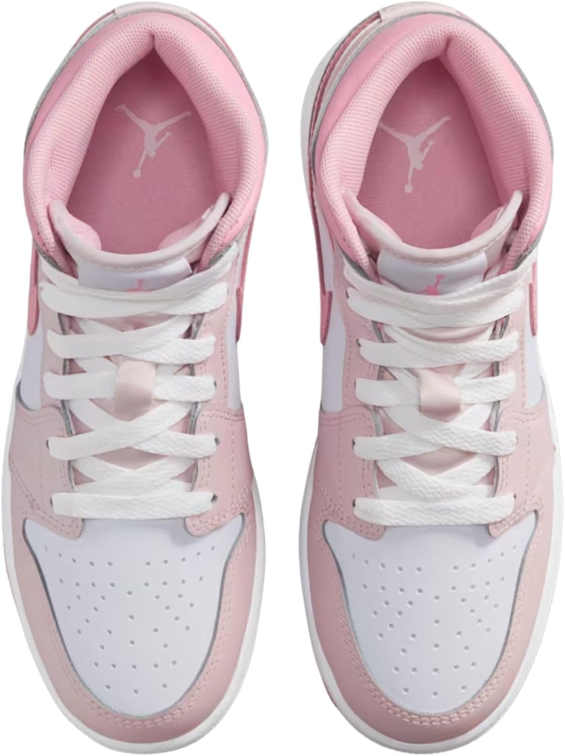 Air Jordan 1 Mid Shoes (Pearl Pink/White/Medium Soft Pink)